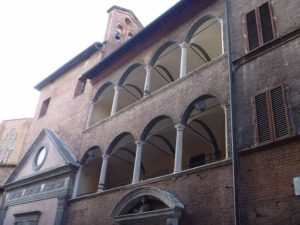 Hallways in Medieval Homes in Siena, Italy